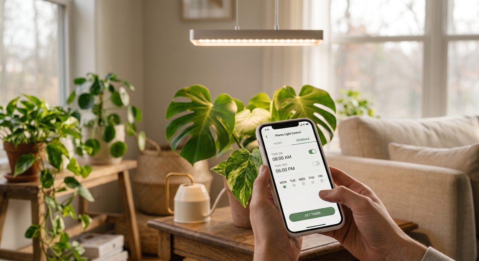 best indoor plant lighting ideas