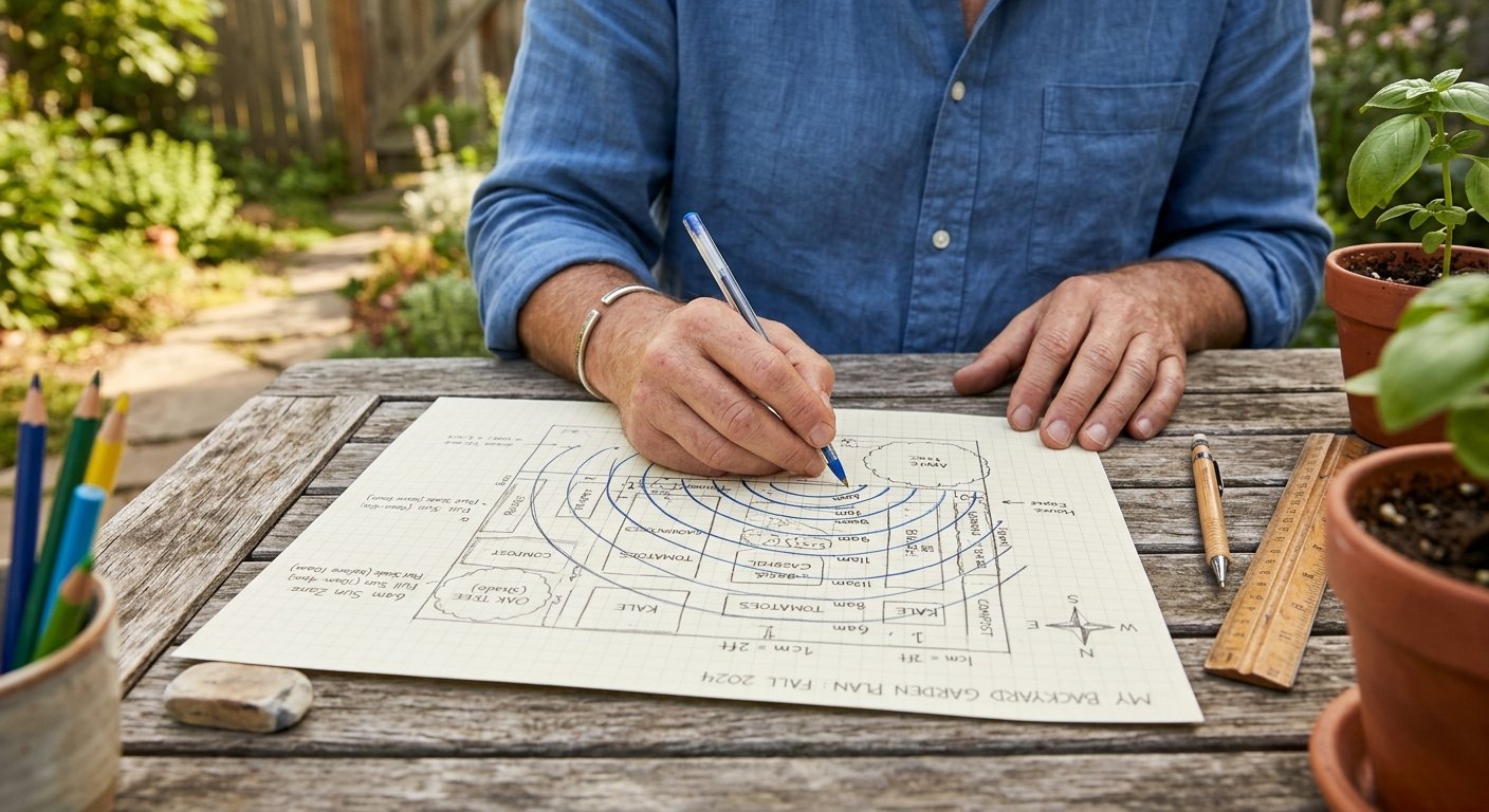 garden sunlight mapping guide