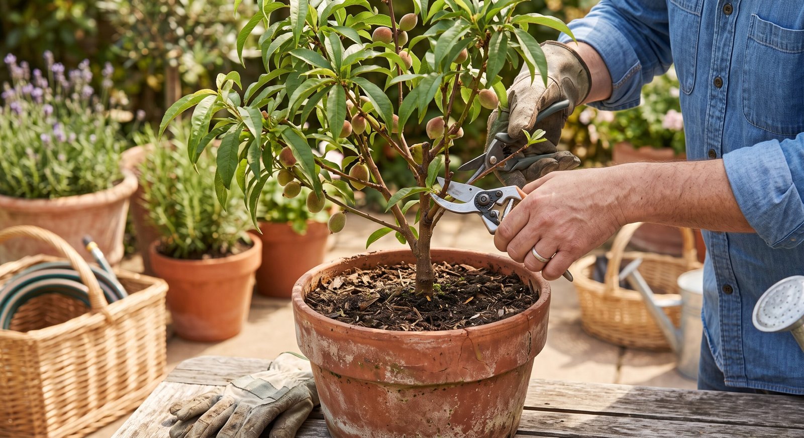 growing fruit plants in containers