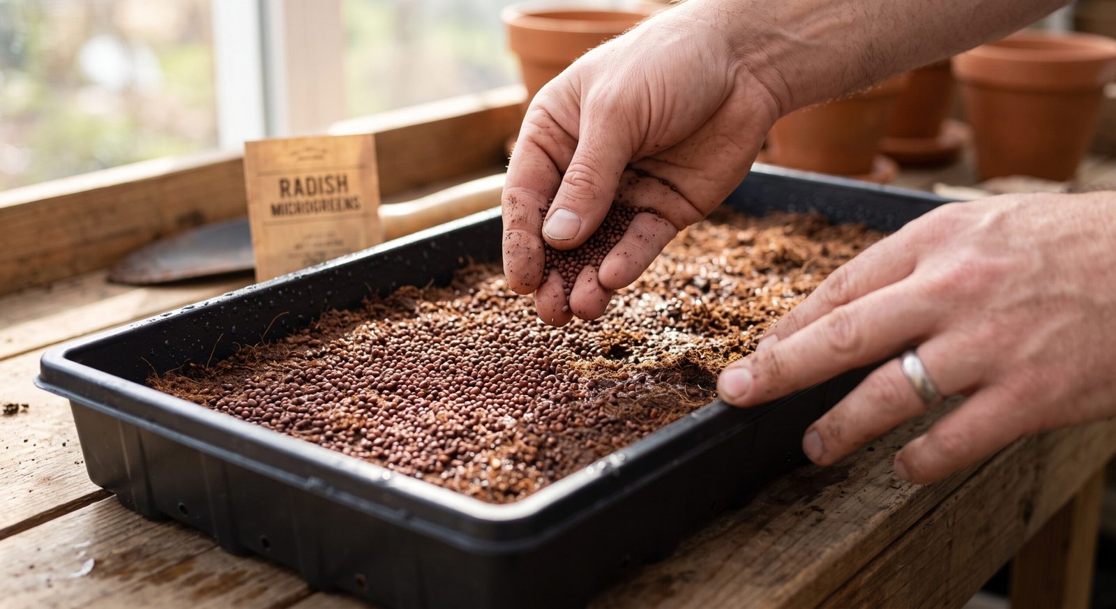 how to grow microgreens indoors