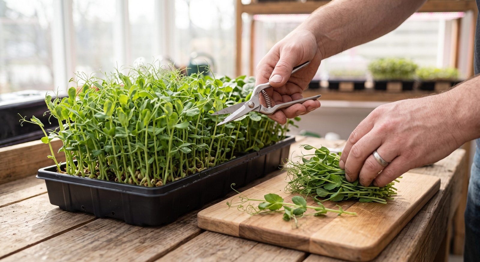 how to grow microgreens indoors