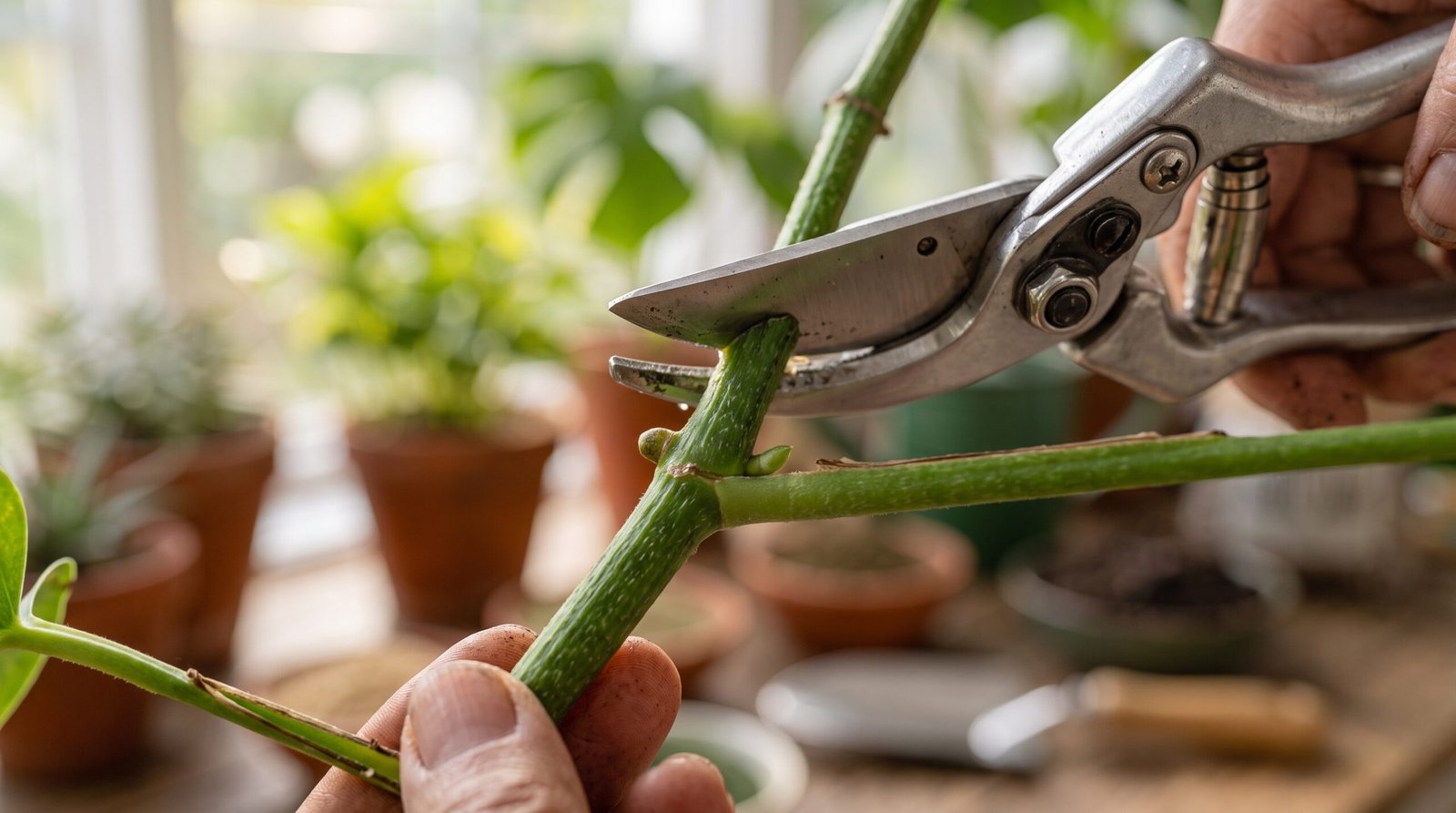 how to prune houseplants correctly