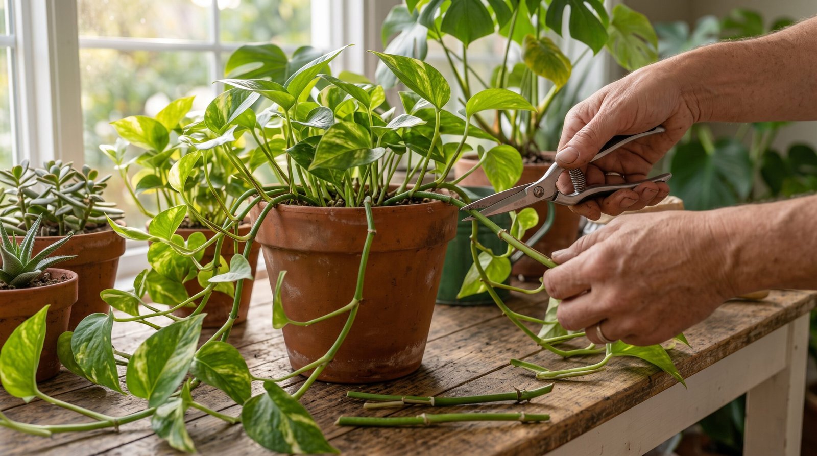 how to prune houseplants correctly