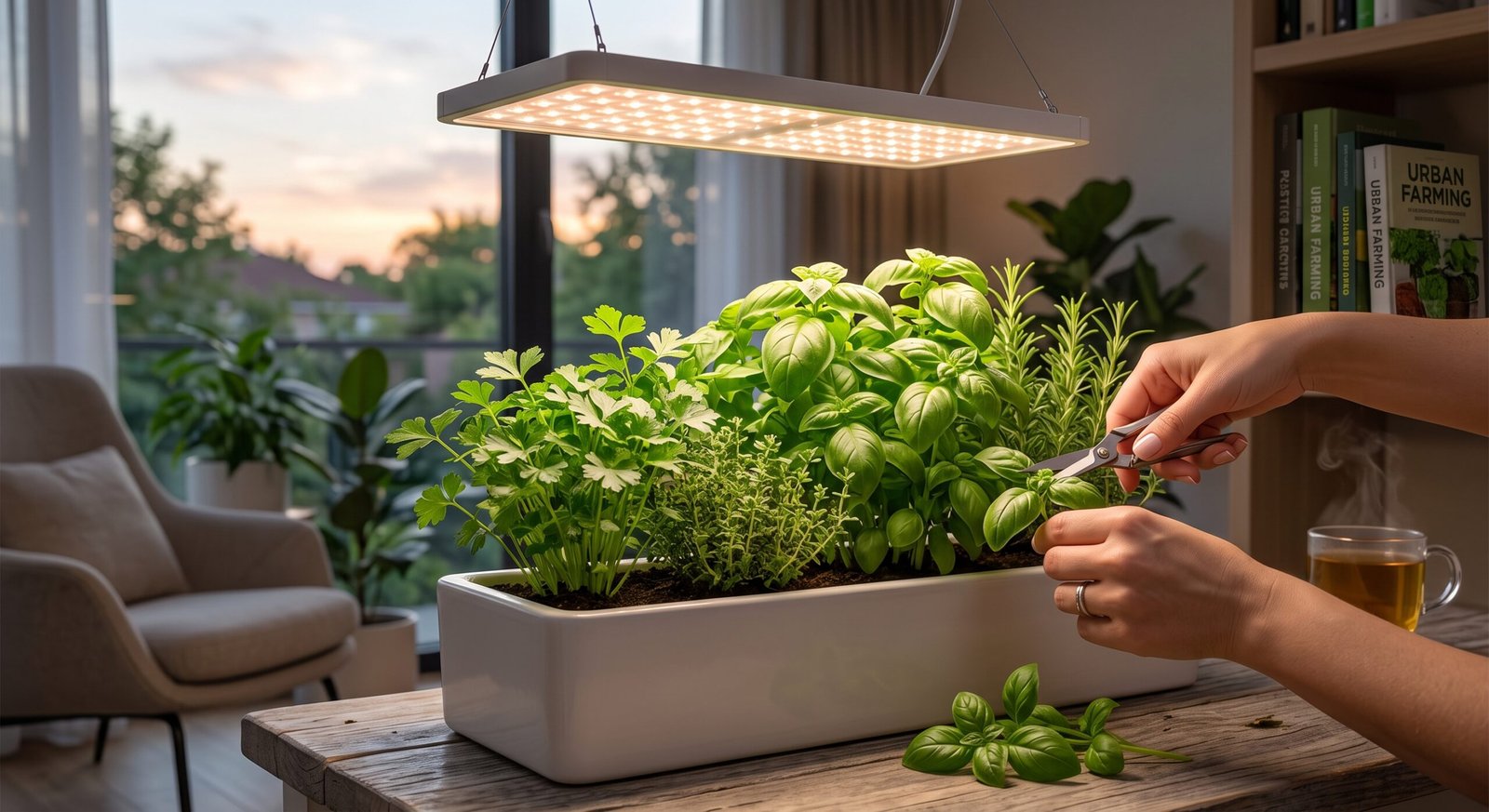 indoor herb garden for beginners