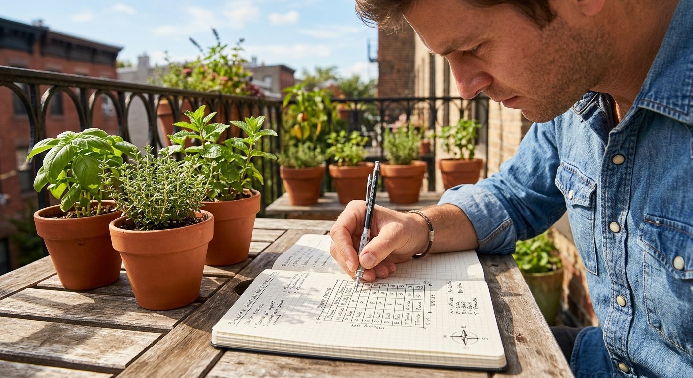 small space garden planning