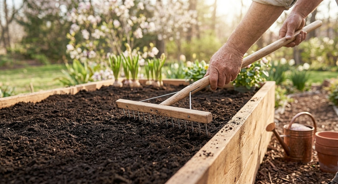 spring garden soil preparation steps