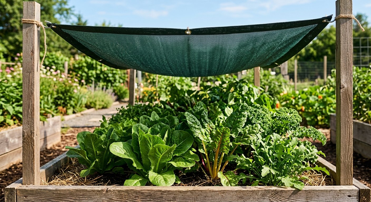 summer garden heat stress protection tips
