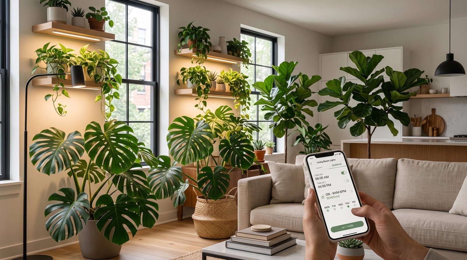 best indoor plant lighting ideas