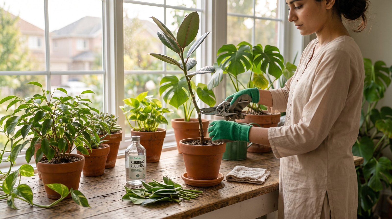 how to prune houseplants correctly