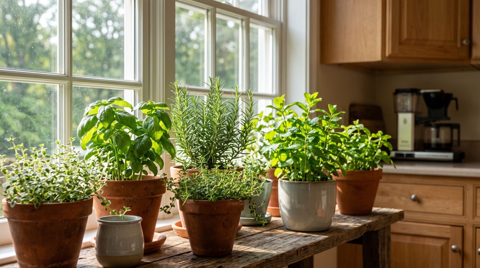 indoor herb garden for beginners